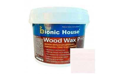 «WOOD WAX PRO» Професійна фарба-віск для дерева Біла база 0,8л Арктік