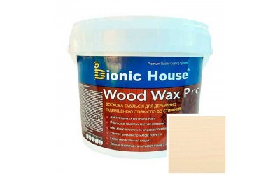 «WOOD WAX PRO» Професійна фарба-віск для дерева Біла база 0,8л Капучино