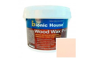 «WOOD WAX PRO» Професійна фарба-віск для дерева Біла база 0,8л Зефір