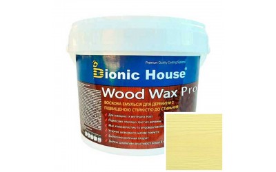 «WOOD WAX PRO» Професійна фарба-віск для дерева Біла база 0,8л Фісташковий