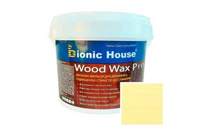 «WOOD WAX PRO» Професійна фарба-віск для дерева Біла база 0,8л Цитрус