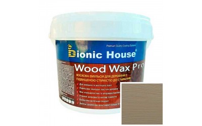 «WOOD WAX PRO» Професійна фарба-віск для дерева Біла база 0,8л Сірий Сланець
