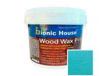 «WOOD WAX PRO» Професійна фарба-віск для дерева Біла база 0,8л Бірюза