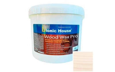 «WOOD WAX PRO» Професійна фарба-віск для дерева безКолірна база 10л Жасмін