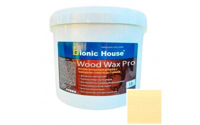 «WOOD WAX PRO» Професійна фарба-віск для дерева безКолірна база 10л Слонова кістка