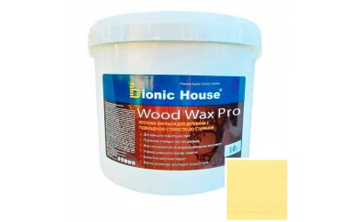 «WOOD WAX PRO» Професійна фарба-віск для дерева безКолірна база 10л Медовий