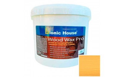 «WOOD WAX PRO» Професійна фарба-віск для дерева безКолірна база 10л Світлий дуб