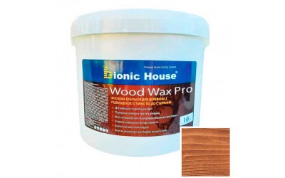 «WOOD WAX PRO» Професійна фарба-віск для дерева безКолірна база 10л Золотий Горіх