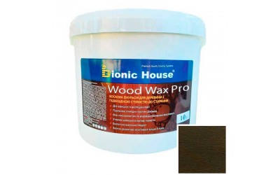 «WOOD WAX PRO» Професійна фарба-віск для дерева безКолірна база 10л Антрацит