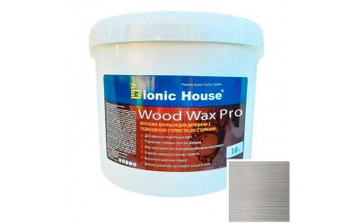 «WOOD WAX PRO» Професійна фарба-віск для дерева безКолірна база 10л Білий Мармур