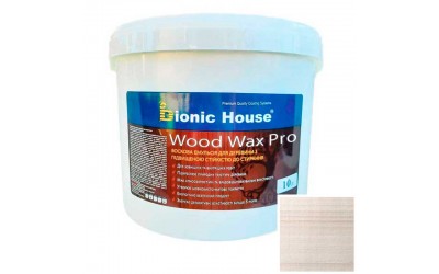«WOOD WAX PRO» Професійна фарба-віск для дерева безКолірна база 10л Білий Дуб