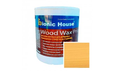 «WOOD WAX PRO» Професійна фарба-віск для дерева безКолірна база 2,5л Світлий дуб