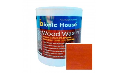 «WOOD WAX PRO» Професійна фарба-віск для дерева безКолірна база 2,5л Махагон