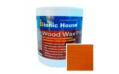 «WOOD WAX PRO» Професійна фарба-віск для дерева безКолірна база 2,5л Бурштин