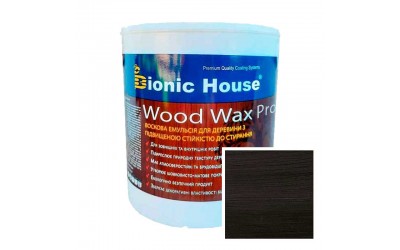 «WOOD WAX PRO» Професійна фарба-віск для дерева безКолірна база 2,5л Чорний