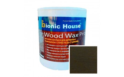 «WOOD WAX PRO» Професійна фарба-віск для дерева безКолірна база 2,5л Антрацит