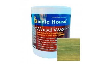 «WOOD WAX PRO» Професійна фарба-віск для дерева безКолірна база 2,5л Смарагд