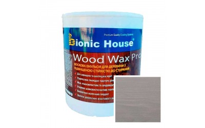 «WOOD WAX PRO» Професійна фарба-віск для дерева безКолірна база 2,5л Попіл