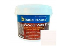 «WOOD WAX PRO» Професійна фарба-віск для дерева безКолірна база 0,8л Білий
