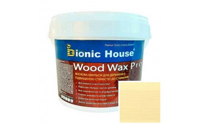 «WOOD WAX PRO» Професійна фарба-віск для дерева безКолірна база 0,8л Слонова кістка