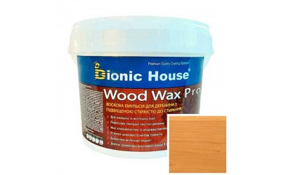 «WOOD WAX PRO» Професійна фарба-віск для дерева безКолірна база 0,8л Дуб