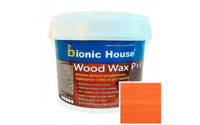 «WOOD WAX PRO» Професійна фарба-віск для дерева безКолірна база 0,8л Горобина