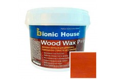 «WOOD WAX PRO» Професійна фарба-віск для дерева безКолірна база 0,8л Махагон