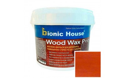 «WOOD WAX PRO» Професійна фарба-віск для дерева безКолірна база 0,8л Махагон