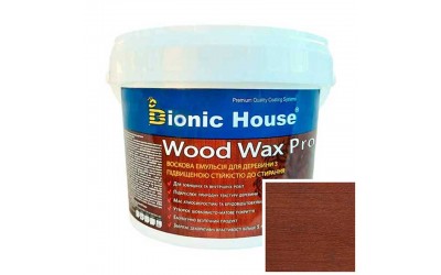 «WOOD WAX PRO» Професійна фарба-віск для дерева безКолірна база 0,8л Марсала