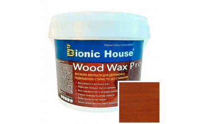 «WOOD WAX PRO» Професійна фарба-віск для дерева безКолірна база 0,8л Каштан