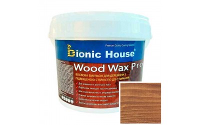 «WOOD WAX PRO» Професійна фарба-віск для дерева безКолірна база 0,8л Золотий Горіх
