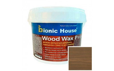 «WOOD WAX PRO» Професійна фарба-віск для дерева безКолірна база 0,8л Хакі