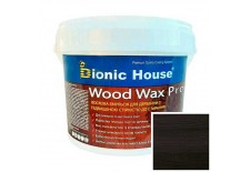 «WOOD WAX PRO» Професійна фарба-віск для дерева безКолірна база 0,8л Чорний