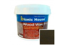 «WOOD WAX PRO» Професійна фарба-віск для дерева безКолірна база 0,8л Антрацит