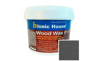 «WOOD WAX PRO» Професійна фарба-віск для дерева безКолірна база 0,8л Арт Грей