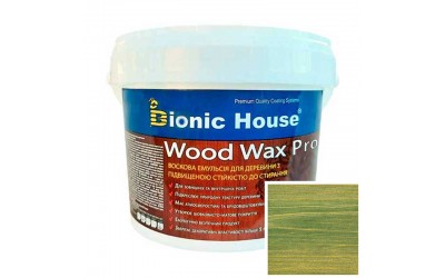 «WOOD WAX PRO» Професійна фарба-віск для дерева безКолірна база 0,8л Смарагд