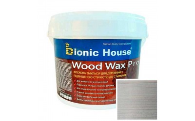 «WOOD WAX PRO» Професійна фарба-віск для дерева безКолірна база 0,8л Білий Мармур