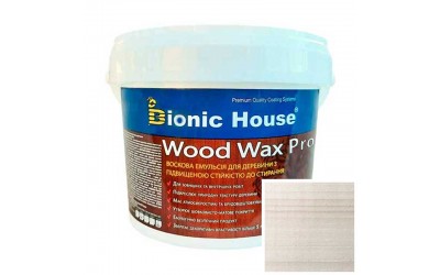 «WOOD WAX PRO» Професійна фарба-віск для дерева безКолірна база 0,8л Білий Дуб