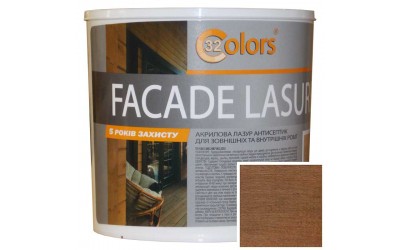«32 COLOR» Побутова фасадна фарба-лазур для дерева 0,8л Тауп