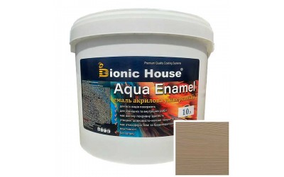 «AQUA ENAMEL» Емаль акрилова універсальна 10л Сірий Сланець