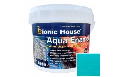 «AQUA ENAMEL» Емаль акрилова універсальна 0,8л Бірюза