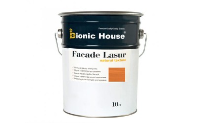 «FACADE LASUR» Фарба для дерева на базі лляної олії 10л Мигдаль А112