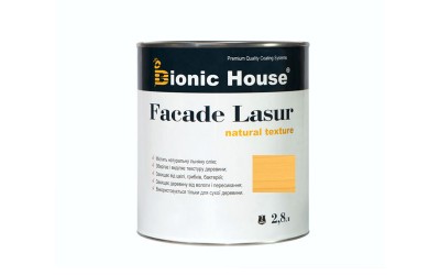 «FACADE LASUR» Фарба для дерева на базі лляної олії 2,8л Світлий дуб А126