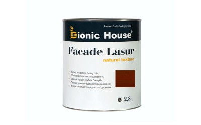 «FACADE LASUR» Фарба для дерева на базі лляної олії 2,8л Шоколад А109