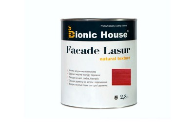 «FACADE LASUR» Фарба для дерева на базі лляної олії 2,8л Вишня А108