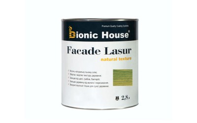 «FACADE LASUR» Фарба для дерева на базі лляної олії 2,8л Смарагд А114