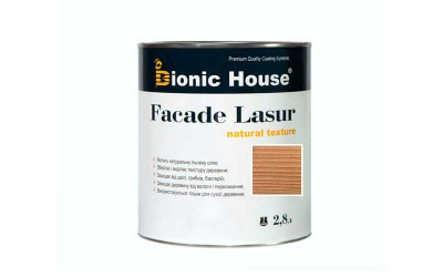 «FACADE LASUR» Фарба для дерева на базі лляної олії 2,8л Клен