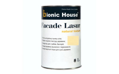 «FACADE LASUR» Фарба для дерева на базі лляної олії 1л Слонова кістка А102