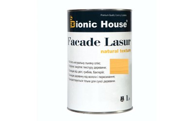 «FACADE LASUR» Фарба для дерева на базі лляної олії 1л Світлий дуб А126