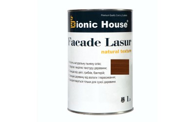 «FACADE LASUR» Фарба для дерева на базі лляної олії 1л Горіх А110